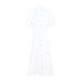 Moncler Belted Midi Shirt Dress - Women - Piano Luigi