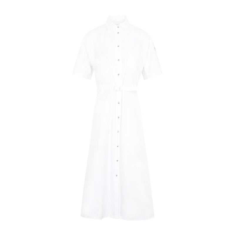 Moncler Belted Midi Shirt Dress - Women - Piano Luigi