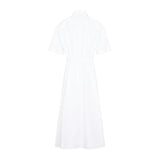 Moncler Belted Midi Shirt Dress - Women - Piano Luigi