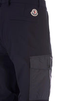 Moncler Blue Jersey Cargo Trousers - Men - Piano Luigi