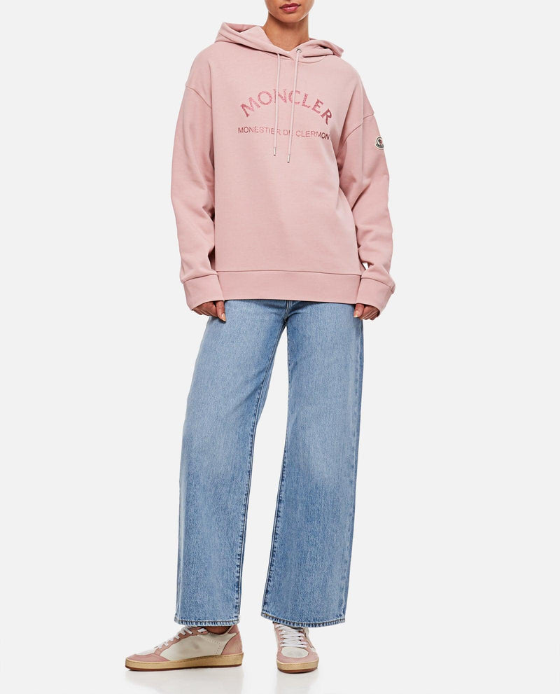 Moncler Cotton Logo Hoodie - Women - Piano Luigi