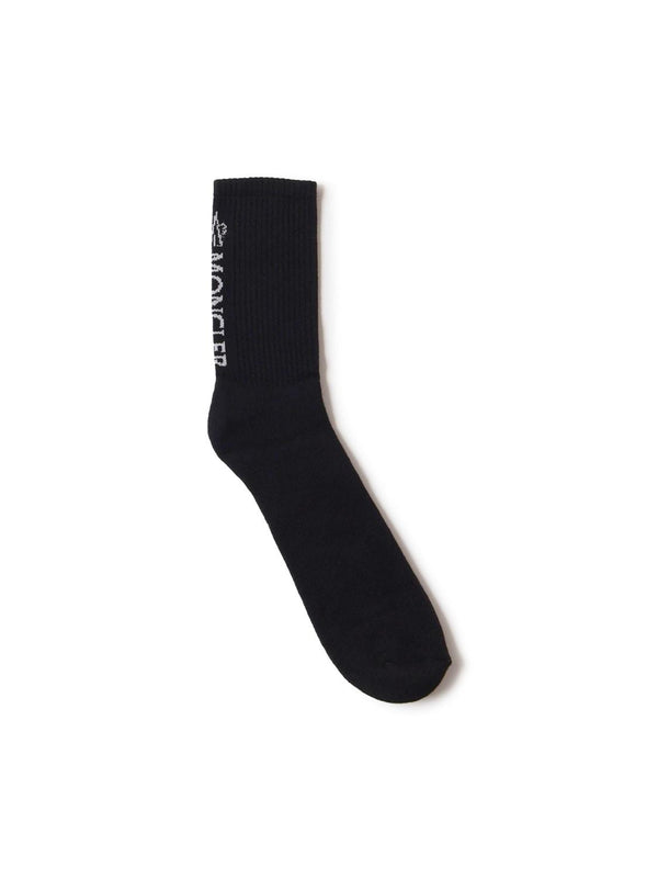 Moncler Cotton Socks With Logo - Men - Piano Luigi