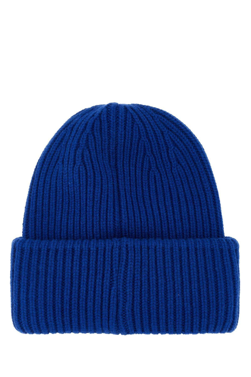 Moncler Electric Blue Wool Blend Beanie Hat - Men - Piano Luigi