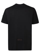 Moncler Embroidered Logo Black T-shirt - Men - Piano Luigi