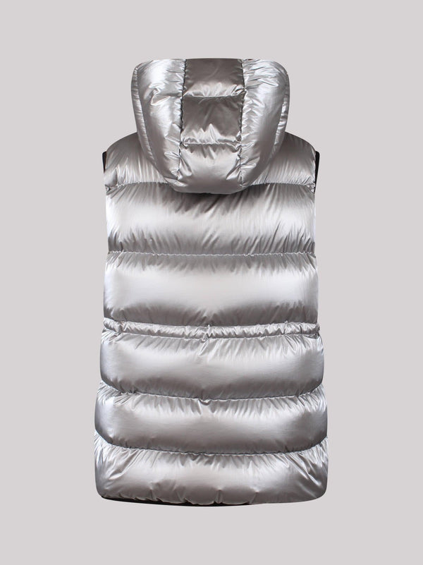 Moncler Hera Hooded Down Gilet - Women - Piano Luigi