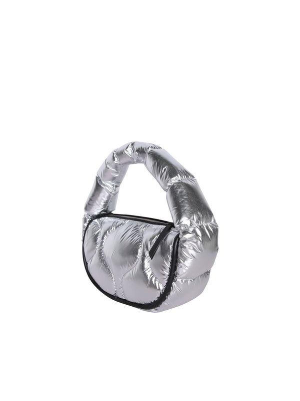 Moncler Hobo Delilah Silver Bag - Women - Piano Luigi