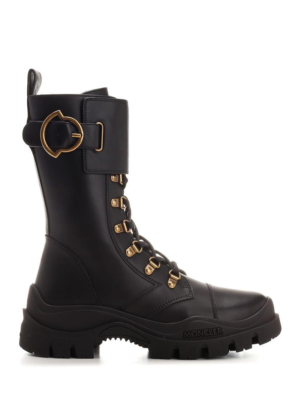 Moncler larue Buckle Lace-up Boots - Women - Piano Luigi