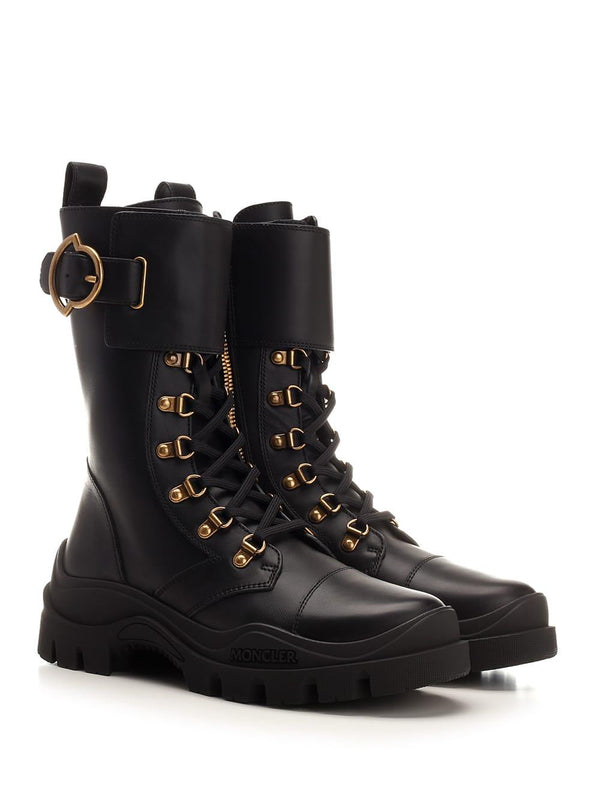 Moncler larue Buckle Lace-up Boots - Women - Piano Luigi