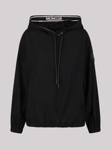 Moncler Logo-appliquè Satin Hoodie - Women - Piano Luigi