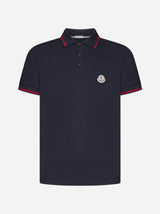 Moncler Logo Embroidered Short-sleeved Polo Shirt - Men - Piano Luigi