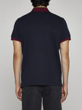 Moncler Logo Embroidered Short-sleeved Polo Shirt - Men - Piano Luigi