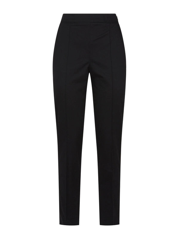 Moncler Logo Embroidered Straight Leg Trousers - Women - Piano Luigi