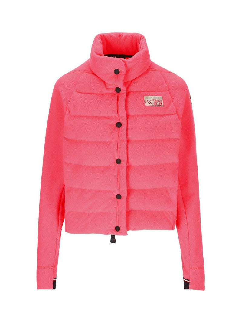 Moncler Logo Patch Buttoned Jacket - Women - Piano Luigi