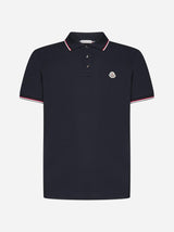 Moncler Logo-patch Cotton Polo Shirt - Men - Piano Luigi