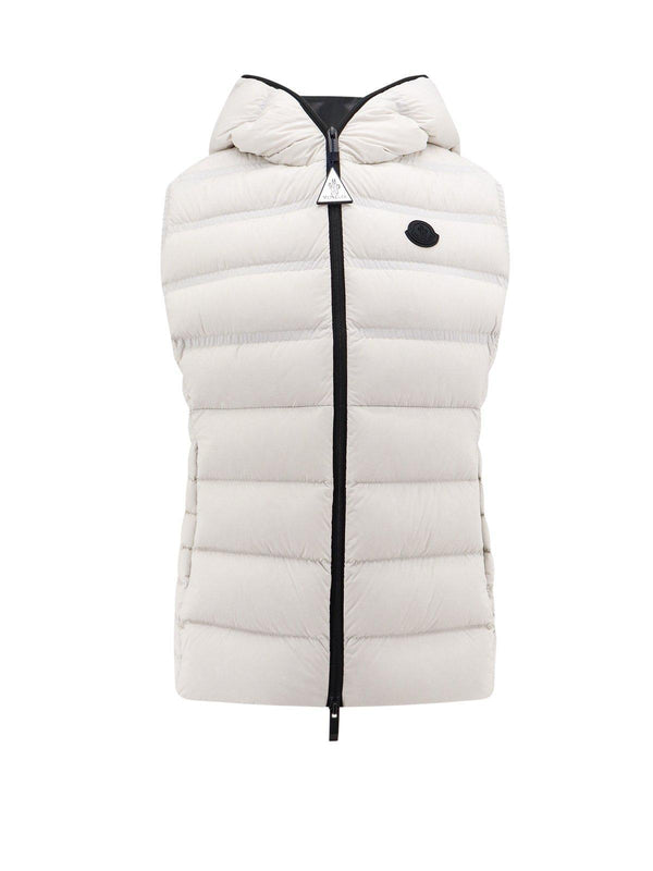 Moncler Logo Patch Zip-up Gilet - Women - Piano Luigi