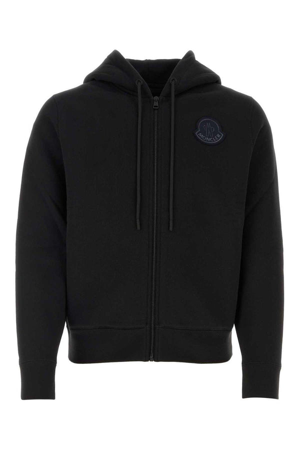 Moncler Logo Patch Zipped Hoodie - Men - Piano Luigi