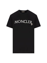 Moncler Logo Print Crewneck T-shirt - Women - Piano Luigi