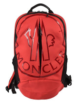 Moncler Logo Print Zipped Backpack - Men - Piano Luigi