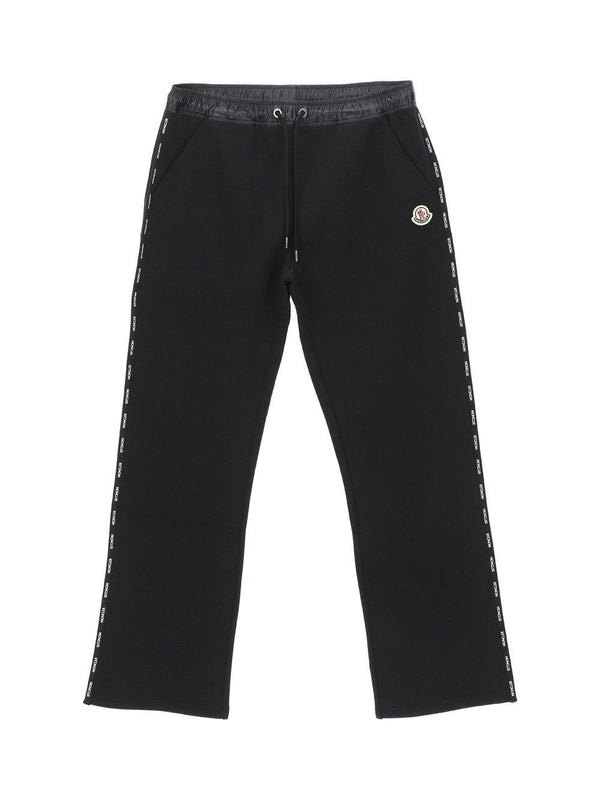 Moncler Logo Trim Drawstring Track Pants - Women - Piano Luigi