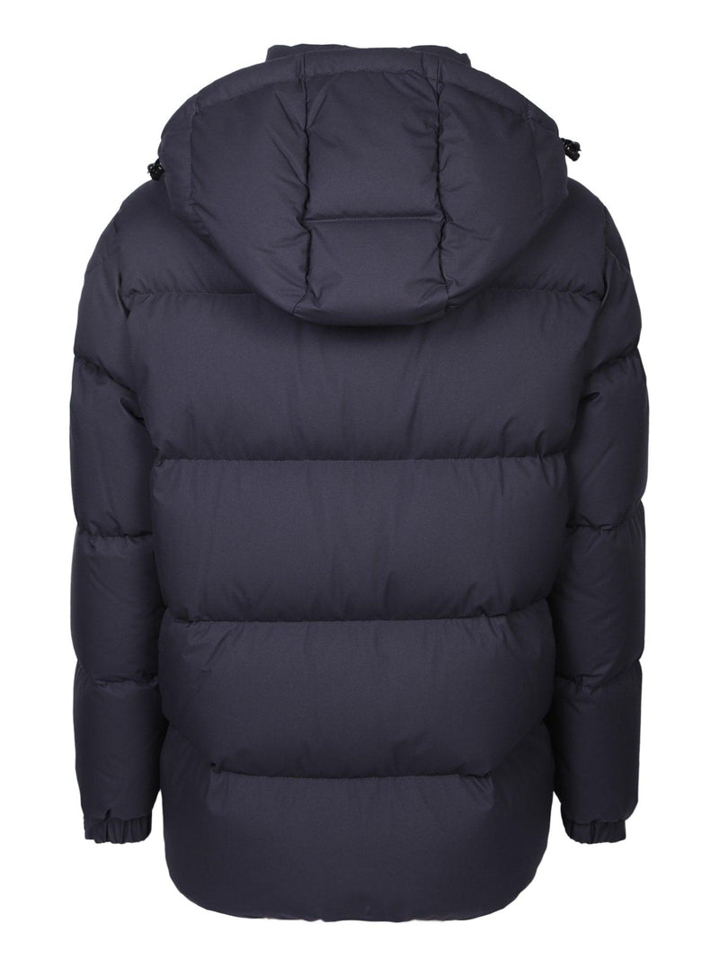 Moncler Loiret Blue Down Jacket - Men - Piano Luigi