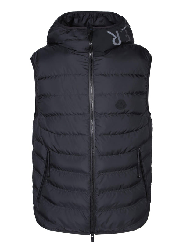 Moncler Nubiera Black Vest - Men - Piano Luigi