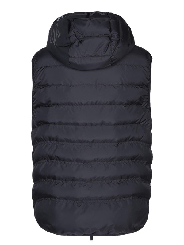 Moncler Nubiera Black Vest - Men - Piano Luigi