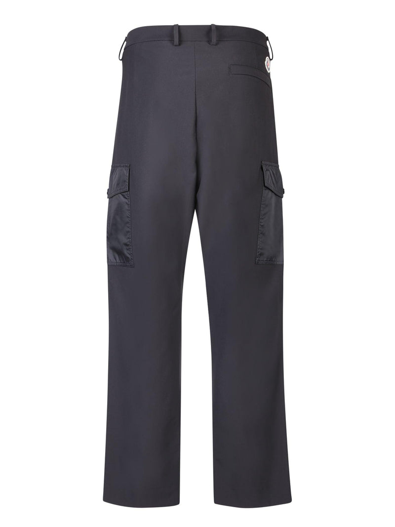 Moncler Nylon Black Trousers - Men - Piano Luigi