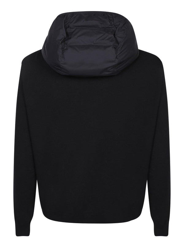 Moncler Padded Black Cardigan - Men - Piano Luigi