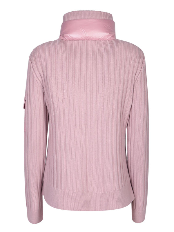 Moncler Padded Pink Cardigan - Women - Piano Luigi