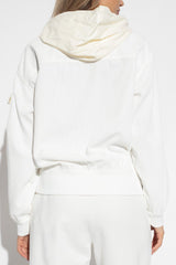 Moncler Ribbed Drawstring Hoodie - Women - Piano Luigi