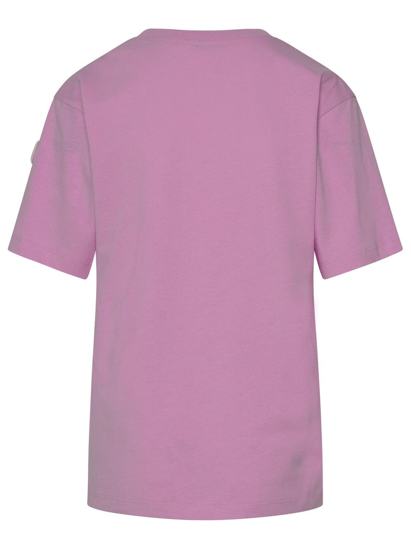 Moncler Rose Cotton T-shirt - Women - Piano Luigi