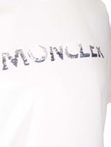 Moncler Sequins Logo Tee - Women - Piano Luigi