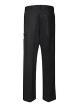 Moncler Straight Black Trousers - Men - Piano Luigi