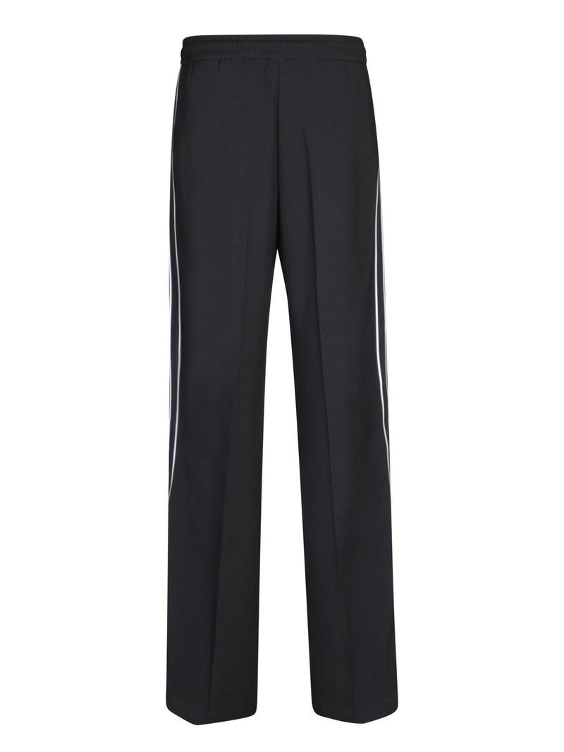 Moncler Wide Black Trousers - Women - Piano Luigi