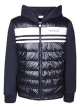 Moncler Zippered Black Cardigan - Men - Piano Luigi