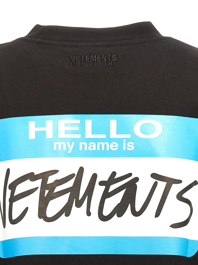 my Name Is Vetements T-shirt - Women - Piano Luigi