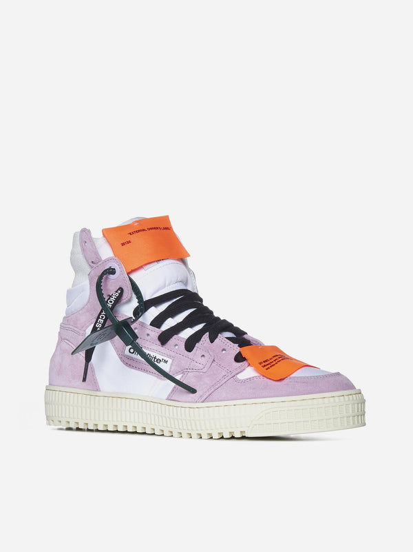 Off-White 3.0 Off Court Canvas And Suede Sneakers - Women - Piano Luigi