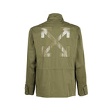 Off-White Arrow Field Cotton Jacket - Men - Piano Luigi