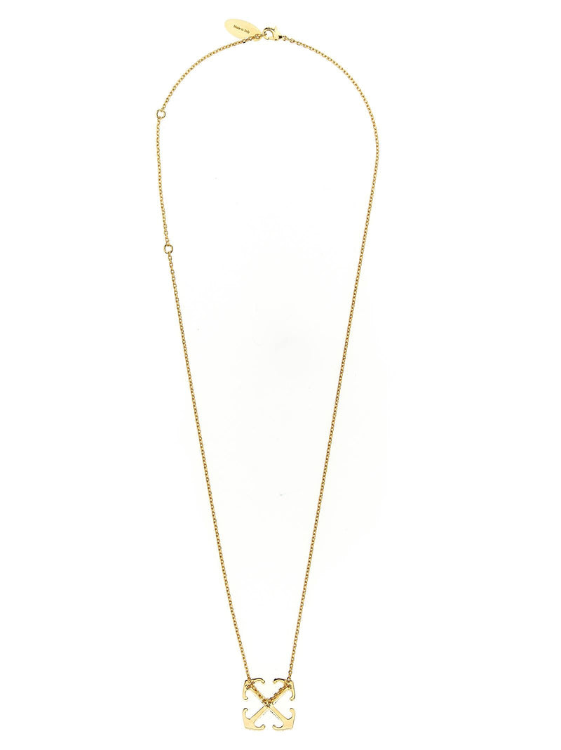 Off-White arrow Strass Necklace - Women - Piano Luigi