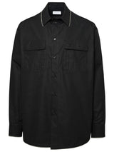 Off-White Black Cotton Shirt - Men - Piano Luigi