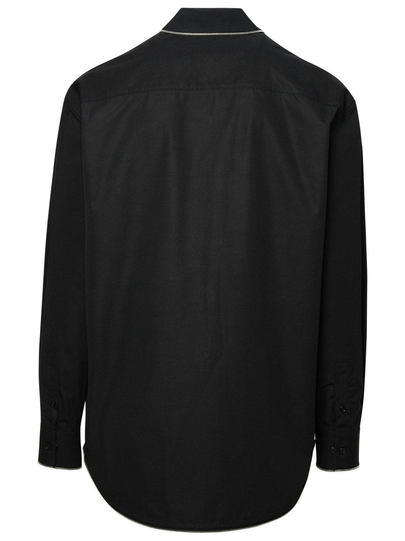 Off-White Black Cotton Shirt - Men - Piano Luigi