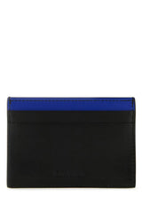 Off-White Black Leather Card Holder - Men - Piano Luigi