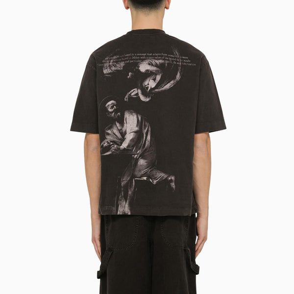 Off-White Black Skate S. Matthew T-shirt - Men - Piano Luigi