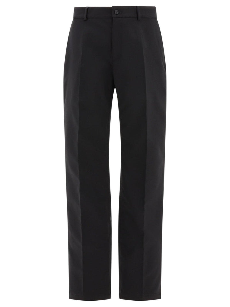 Off-White Button Detailed Straight Leg Trousers - Men - Piano Luigi