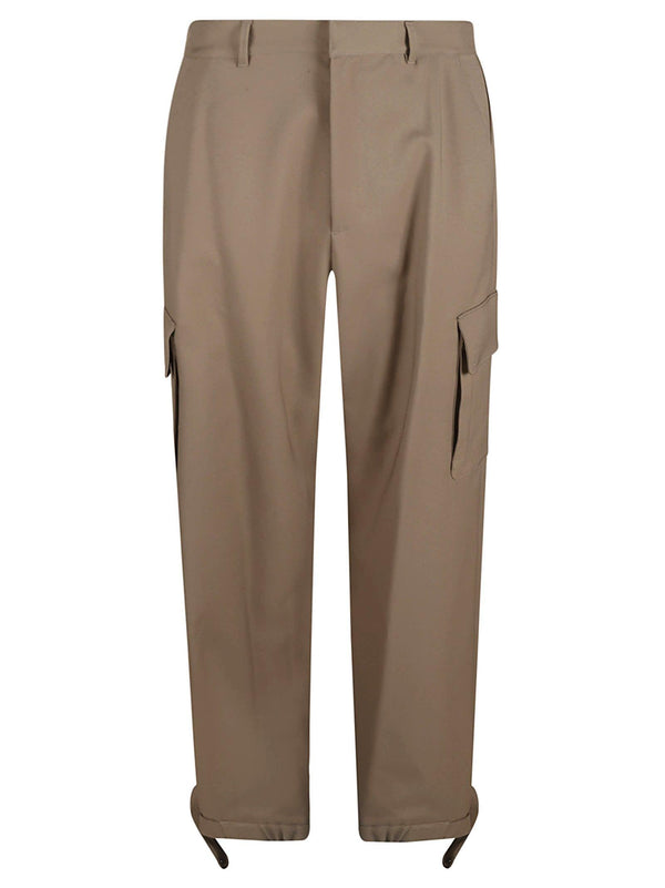 Off-White Cargo Embroidered Trousers - Men - Piano Luigi