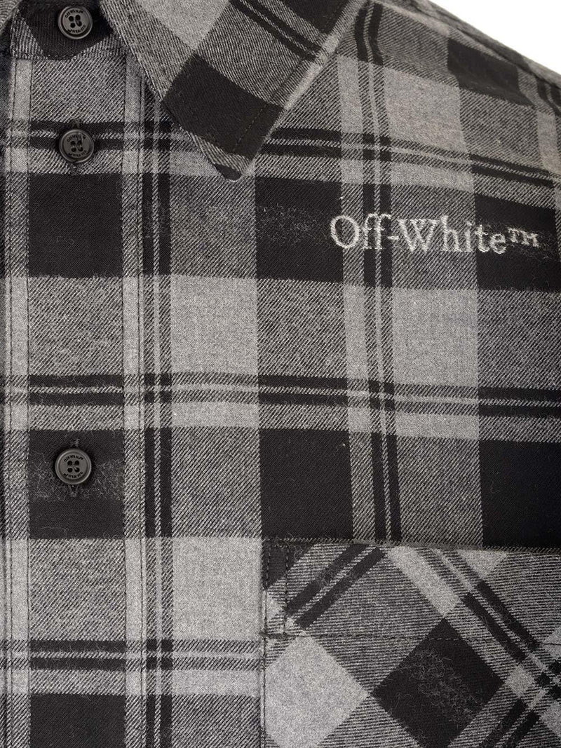 Off-White Check Flannel Shirt - Men - Piano Luigi