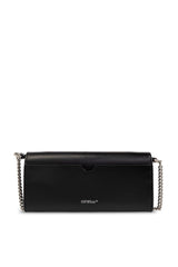 Off-White Clam Foldover Top Clutch Bag - Women - Piano Luigi