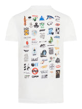 Off-White Clb_slim S/s Tee White Black - Men - Piano Luigi