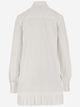 Off-White Cotton Poplin Chemisier - Women - Piano Luigi