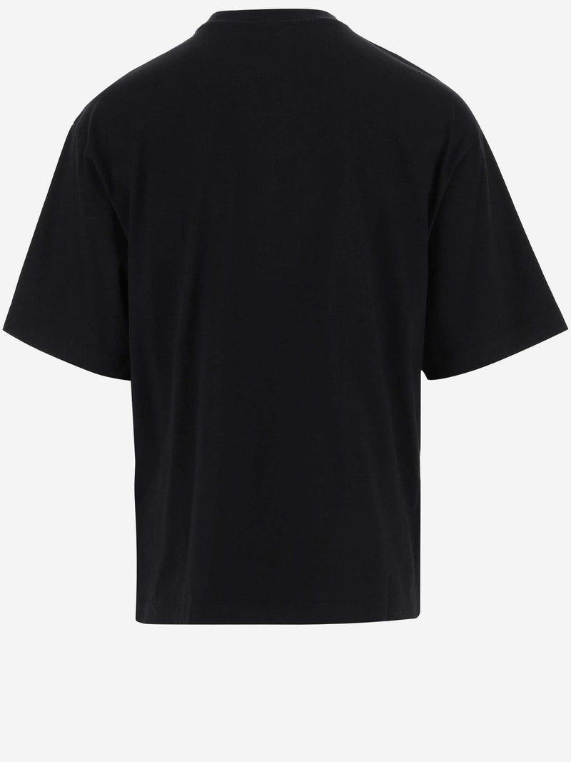 Off-White Cotton T-shirt With Logo - Men - Piano Luigi